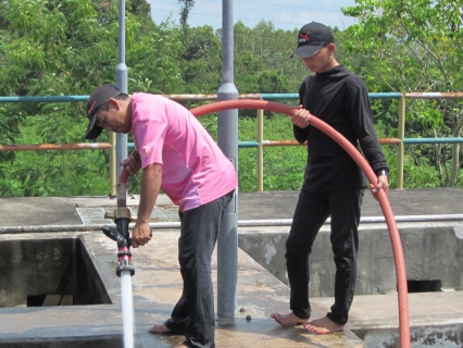 ไฟล์แนบ   กปภ.สาขาบ้านฉาง ทำความสะอาดระบบผลิตน้ำประปา ณ โรงกรองน้ำบ้านฉาง