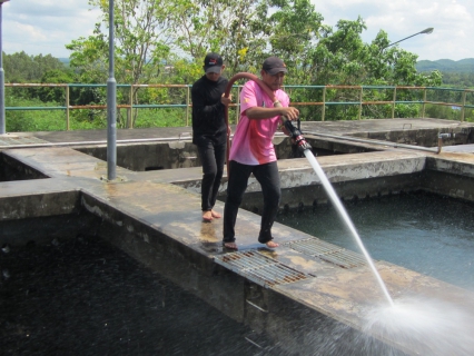 ไฟล์แนบ   กปภ.สาขาบ้านฉาง ทำความสะอาดระบบผลิตน้ำประปา ณ โรงกรองน้ำบ้านฉาง