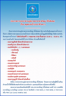 ไฟล์แนบ ประกาศการประปาส่วนภูมิภาคสาขาหาดใหญ่ (ชั้นพิเศษ)  เรื่อง หยุดจ่ายน้ำประปาชั่วคราว