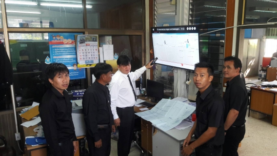 ไฟล์แนบ กปภ.สาขาละหานทรายออกสำรวจหาท่อแตก - ท่อรั่ว  ในเวลากลางคืนพร้อมระบายตะกอนในเส้นท่อ