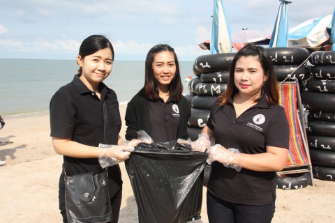 ไฟล์แนบ กปภ.เขต 1 จัดกิจกรรม CSR เก็บขยะชายหาดบางแสน