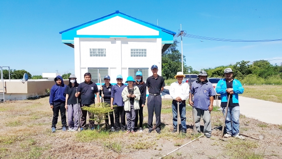 ไฟล์แนบ กปภ.สาขาบ้านหมี่ ร่วมกันจัดกิจกรรมปลูกต้นไม้บริเวณสถานีเพิ่งแรงดันเพนียด อ.โคกสำโรง จ.ลพบุรี เพื่อความร่มรื่น และลดภาวะโลกร้อน