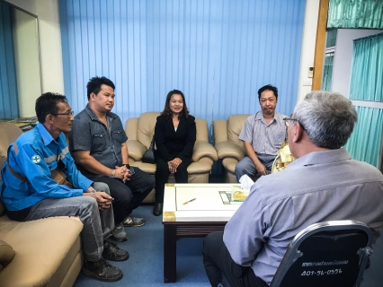 ไฟล์แนบ การประปาส่วนภูมิภาคเขต 2 เข้าพบนายกเทศมนตรีตำบลเมืองคงเพื่อแสดงความขอบคุณในการอนุญาติให้เข้าใช้สระเก็บน้ำหนองแขมเป็นแหล่งน้ำสำรองเพื่อแก้ปัญหาวิกฤตภัยแล้ง