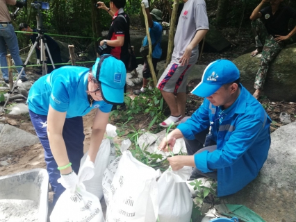 ไฟล์แนบ กปภ.สาขาบ้านบึง ร่วมกิจกรรม CSR สร้างฝายชะลอน้ำ ณ เขาอ่างช้างน้ำ