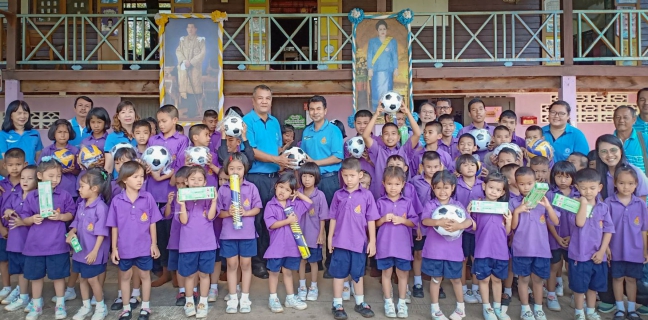 ไฟล์แนบ การประปาส่วนภูมิภาค (กปภ.) สาขาตราดจัดกิจกรรม CSR มอบอุปกรณ์กีฬาให้กับโรงเรียนวัดคลองขุด ต.ห้วยแล้ง อ.เมืองตราด จ.ตราด