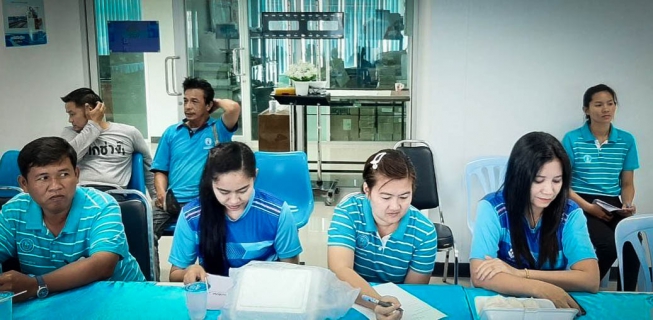 ไฟล์แนบ การประปาส่วนภูมิภาคสาขาอ่างทอง จัดกิจกรรมสนทนายามเช้า(Morning Talk) และ Big Cleaning Day 