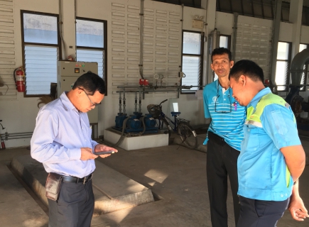 ไฟล์แนบ กปภ.สาขาขอนแก่น(พ) วันที่ 20 พฤศจิกายน 2562 .....ผจก.ลงพื้นที่ ติดตามปริมาณการสูบจ่ายน้ำ ณ สถานีจ่ายน้ำบ้านเป็ด 