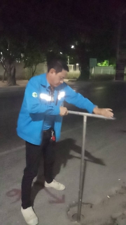 ไฟล์แนบ กปภ.สาขาสามพราน ลงพื้นที่ช่วงเวลากลางคืนทำ Step Test บริเวณ DMA 03 บริเวณซุ้มประตู้อ้อมน้อย