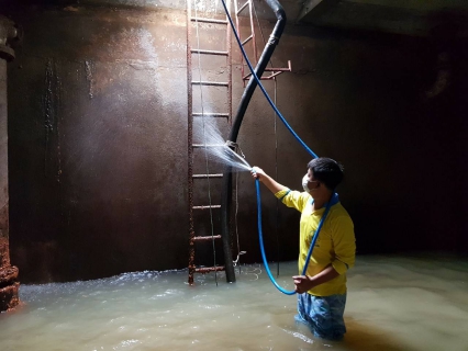 ไฟล์แนบ ล้างน้ำใสสถานีผลิตน้ำโกสุมพิสัย