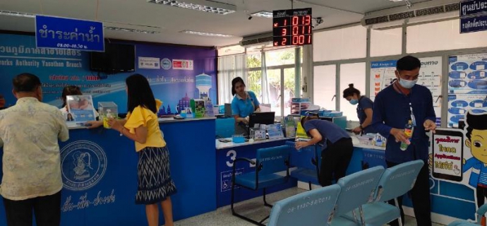 ไฟล์แนบ กปภ.สาขายโสธร ดำเนินการตามมาตรการเฝ้าระวัง  ป้องกัน และควบคุม โรคติด COVID-19