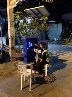 ไฟล์แนบ กปภ.สาขาตาก ออกเดินสำรวจหาท่อแตกท่อรั่ว เพื่อลดปริมาณน้ำสูญเสีย