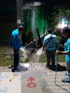 ไฟล์แนบ เมื่อคืนวันอังคารที่ 26 มกราคม 2564 นางอัญชลี รัตนสุภา ผู้จัดการ กปภ.สาขากาญจนดิษฐ์ มอบหมายพนักงานในสังกัดร่วมกับพนักงานจากกองระบบจำหน่าย การประปาส่วนภูมิภาค เขต 4 สุราษฎร์ธานี เข้าร่วมกิจกรรมลดน้ำสูญเสียหาท่อแตกท่อรั่ว ประจำเดือน มกราคม 2564