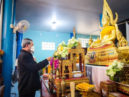 ไฟล์แนบ กปภ.ข.๓ ร่วมถวายเทียนจำพรรษาและทอดผ้าป่าสามัคคี พร้อมมอบทุนการศึกษาให้กับโรงเรียนวัดบ้านหม้อ (ประชารังษี)