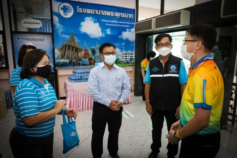 ไฟล์แนบ การประปาส่วนภูมิภาคเขต 2 ร่วมกับ กปภ.สาขาในสังกัด ร่วมสนับสนุนน้ำดื่มบรรจุขวดให้แก่โรงพยาบาลพระพุทธบาทเพื่อใช้ในการดูแลผู้ป่วย โควิด 19