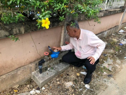 ไฟล์แนบ การประปาส่วนภูมิภาคสาขาพังงา ลงพื้นที่ตรวจสอบมาตรวัดน้ำ