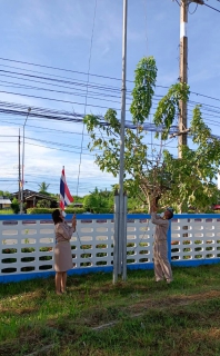 ไฟล์แนบ กปภ.สาขาปากพนัง จัดกิจกรรมเชิญธงชาติไทยและร้องเพลงชาติไทย เนื่องในวันพระราชทานธงชาติไทย (Thai National Flag Day)