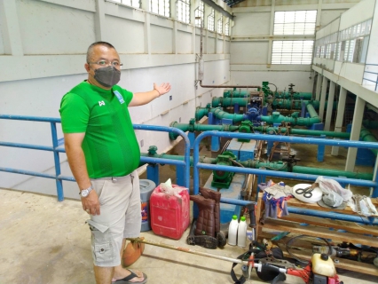 ไฟล์แนบ ผจก.กปภ.สาขาสมุทรสาคร ลงพื้นที่เฝ้าระวังสถานการณ์การระบายน้ำในลุ่มน้ำแม่กลอง