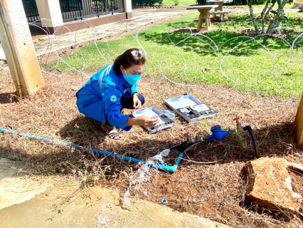 ไฟล์แนบ การประปาส่วนภูมิภาคสาขากระบี่ เข้าดำเนินการตรวจสอบคุณภาพน้ำประปา ณ โรงพยาบาลสนามแห่งที่ 3 โรงพยาบาลพลบดี (ม.การกีฬาแห่งชาติ วิทยาเขตกระบี่) ตำบลกระบี่ใหญ่ อำเภอเมืองกระบี่ จังหวัดกระบี่ 