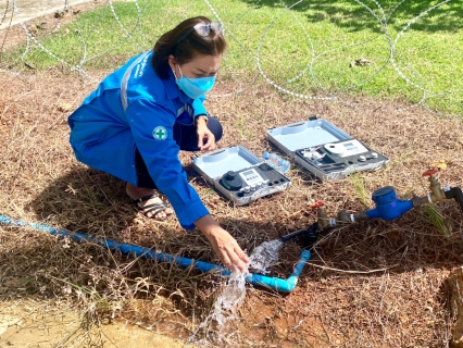 ไฟล์แนบ การประปาส่วนภูมิภาคสาขากระบี่ เข้าดำเนินการตรวจสอบคุณภาพน้ำประปา ณ โรงพยาบาลสนามแห่งที่ 3 โรงพยาบาลพลบดี (ม.การกีฬาแห่งชาติ วิทยาเขตกระบี่) ตำบลกระบี่ใหญ่ อำเภอเมืองกระบี่ จังหวัดกระบี่ 