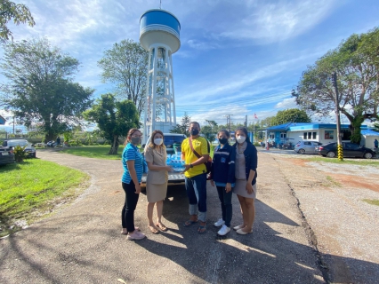 ไฟล์แนบ การประปาส่วนภูมิภาคสาขาปากน้ำประแสร์ สนับสนุนน้ำดื่มบรรจุขวดตราสัญลักษณ์ กปภ. 