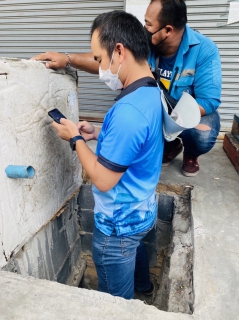 ไฟล์แนบ การประปาส่วนภูมิภาคสาขารังสิต (ชั้นพิเศษ) ลงพื้นที่สำรวจหาท่อแตก/รั่ว เพื่อลดปัญหาน้ำสูญเสียในพื้นที่ และเพิ่มประสิทธิภาพการส่งจ่ายน้ำประปาให้แก่ประชาชน
