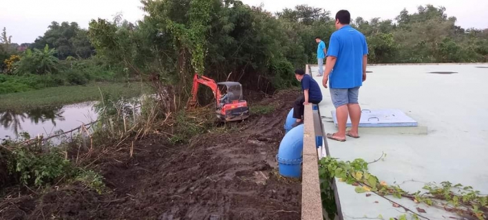 ไฟล์แนบ ผจก.กปภ.สาขาสมุทรสาคร ลงพื้นที่ติดตามงานรวมพลังพัฒนาพื้นที่ปรับภูมิทัศน์