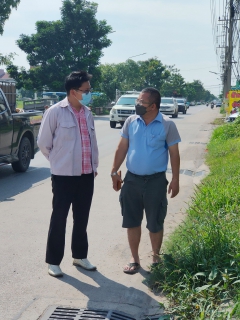ไฟล์แนบ ผจก.กปภ.สาขาสมุทรสาคร ลงพื้นที่ตรวจสอบหาจุดท่อแตกชำรุด