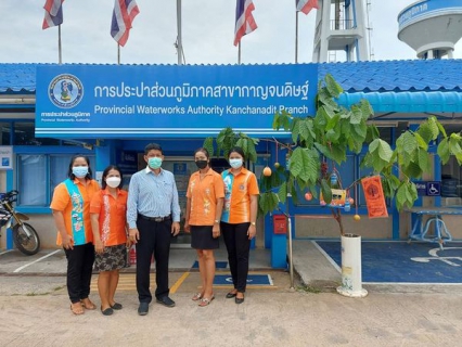 ไฟล์แนบ วันพฤหัสบดีที่ 21 ตุลาคม 2564 การประปาส่วนภูมิภาคสาขากาญจนดิษฐ์ โดย นายสุรพงศ์ สมหวัง ผู้จัดการ กปภ.สาขากาญจนดิษฐ์ พร้อมหัวหน้างานอำนวยการและพนักงานในสังกัด ร่วมกิจกรรมประดับพุ่มผ้าป่า ประจำปี 2564 ตามประเพณีของชาวภาคใต้