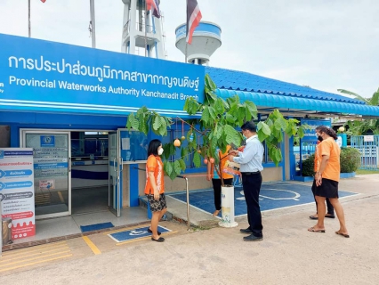 ไฟล์แนบ วันพฤหัสบดีที่ 21 ตุลาคม 2564 การประปาส่วนภูมิภาคสาขากาญจนดิษฐ์ โดย นายสุรพงศ์ สมหวัง ผู้จัดการ กปภ.สาขากาญจนดิษฐ์ พร้อมหัวหน้างานอำนวยการและพนักงานในสังกัด ร่วมกิจกรรมประดับพุ่มผ้าป่า ประจำปี 2564 ตามประเพณีของชาวภาคใต้