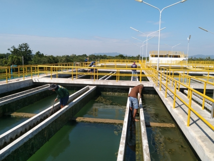 ไฟล์แนบ กปภ.สาขาท่ามะกา ล้างถังตกตะกอน ประจำเดือนตุลาคม 2564 ณ สภานีผลิตน้ำท่าม่วง