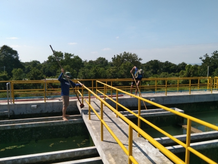 ไฟล์แนบ กปภ.สาขาท่ามะกา ล้างถังตกตะกอน ประจำเดือนตุลาคม 2564 ณ สภานีผลิตน้ำท่าม่วง