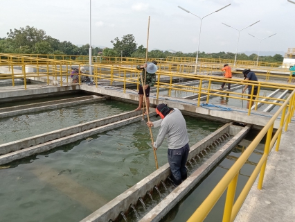 ไฟล์แนบ กปภ.สาขาท่ามะกา ล้างถังตกตะกอน ประจำเดือนตุลาคม 2564 ณ สภานีผลิตน้ำท่าม่วง
