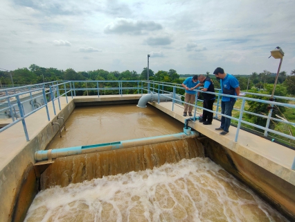 ไฟล์แนบ ผจก.กปภ.สาขาสมุทรสาคร ลงพื้นที่ตรวจสอบความเรียบร้อยตามแผน PM