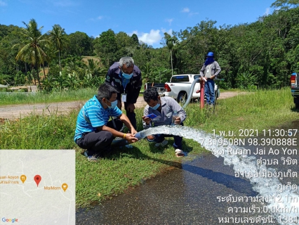 ไฟล์แนบ กปภ.สาขาภูเก็ต ลงพื้นที่บริเวณซอยน้ำตกโตนอ่าวยนต์ ต.วิชิต อ.เมืองภูเก็ต จ.ภูเก็ต ดำเนินการเปิดล้างระบายตะกอนในเส้นท่อจ่ายน้ำ (Blow off) ผ่านหัวดับเพลิง 
