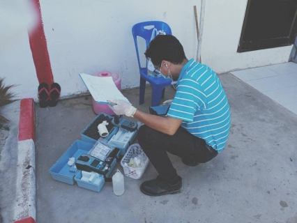 ไฟล์แนบ กปภ.สาขายโสธร  ลงพื้นที่สุ่มตรวจสอบ ค่าคลอรีนคงเหลือปลายท่อเพื่อสร้างความมั่นใจให้กับลูกค้า ในช่วงสถานการณ์การแพร่ระบาดของเชื้อไวรัส COVID