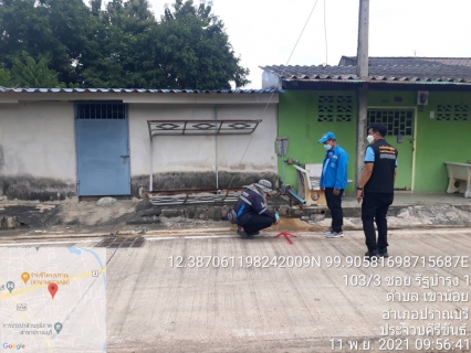 ไฟล์แนบ กปภ.สาขาปราณบุรี ลงพื้นที่ออกหาท่อแตก-ท่อรั่ว เชิงรุก (Active Leak Control) ตรวจสอบปัญหาน้ำไหลอ่อน พร้อมแก้ไขทันที ตามแผนลดน้ำสูญเสีย บริเวณ หมู่ที่ 2 ตำบลเขาน้อย อำเภอปราณบุรี จังหวัดประจวบคีรีขันธ์ 