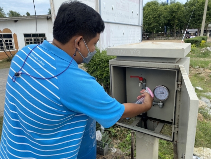 ไฟล์แนบ ตรวจสอบคุณภาพน้ำในระบบจ่ายและตรวจสอบจุดให้บริการ น้ำดื่มได้ ตามโครงการจัดการน้ำสะอาด Water Safety Plan