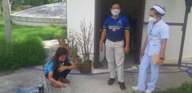 ไฟล์แนบ กปภ.สาขาลำปลายมาศลงพื้นที่ตรวจสอบคุณภาพน้ำประปาโรงพยาบาลลำปลายมาศ