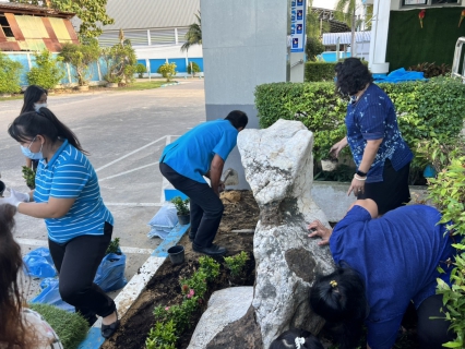 ไฟล์แนบ กปภ.สาขาอ้อมน้อยจัดกิจกรรมเสริมสร้างความสามัคคีโดยการร่วมกันปรับปรุงภูมิทัศน์โดยรอบสำนักงาน