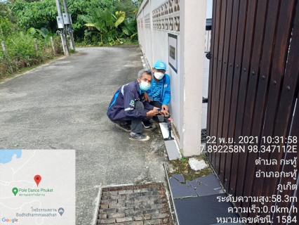 ไฟล์แนบ กปภ.สาขาภูเก็ต ลงพื้นที่สุ่มอ่านมาตรออนไลน์ ผ่านโปรแกรมระบบการจัดการสุ่มมาตรออนไลน์ในพื้นที่บริเวณหมู่บ้านสนามกอล์ฟภูเก็ตคันทรีคลับ ต.กะทู้ อ.กะทู้ จ.ภูเก็ต 