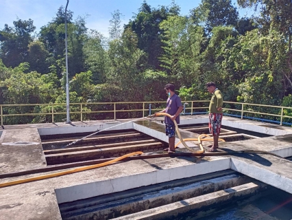 ไฟล์แนบ การประปาส่วนภูมิภาคสาขาตราด ดำเนินการล้างโรงกรองน้ำใหม่ และล้างถังตกตะกอนโรงกรองน้ำเดิม ณ.โรงกรองน้ำน้ำเขาสมิง