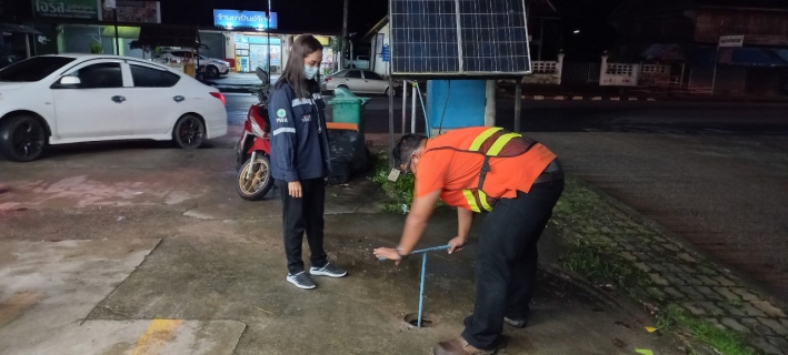 ไฟล์แนบ การประปาส่วนภูมิภาคสาขาไชยา ลงพื้นที่ร่วมกันทำ Step test เพื่อค้นหาน้ำสูญเสีย ในพื้นที่แม่ข่ายไชยา ซึ่งการลงพื้นที่ในครั้งนี้เพื่อเดินหน้าตามแผนการบริหารจัดการน้ำสูญเสีย (DMA) ตามยุทธศาสตร์การดำเนินงานของ กปภ. และลดปัญหาข้อร้องเรียนที่เกิดขึ้นกับสาขา
