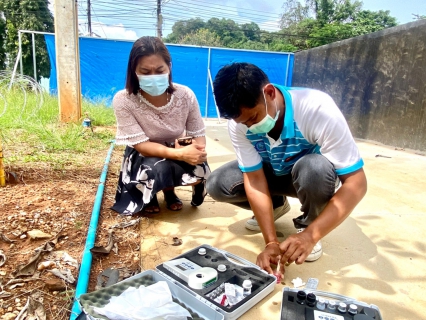ไฟล์แนบ การประปาส่วนภูมิภาคสาขากระบี่ เข้าดำเนินการตรวจสอบคุณภาพน้ำประปา ณ โรงพยาบาลสนามแห่งที่ 3 โรงพยาบาลพลบดี (ม.การกีฬาแห่งชาติ วิทยาเขตกระบี่) ตำบลกระบี่ใหญ่ อำเภอเมืองกระบี่ จังหวัดกระบี่ 