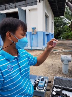 ไฟล์แนบ กปภ.สาขาบ้านตาขุน ดำเนินการตรวจสอบคุณภาพน้ำในระบบจ่าย ณ หน่วยบริการพนม จังหวัดสุราษฎร์ธานี
