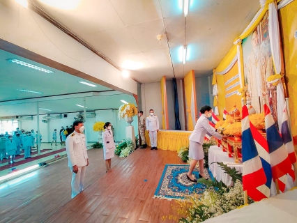 ไฟล์แนบ กปภ.สาขาเทิง ร่วมพิธีวางพานพุ่มดอกไม้สด เนื่องในวันคล้ายวันพระบรมราชสมภพ พระบาทสมเด็จพระบรมชนกาธิเบศรมหาภูมิพลอดุลยเดชมหาราช บรมนาถบพิตร