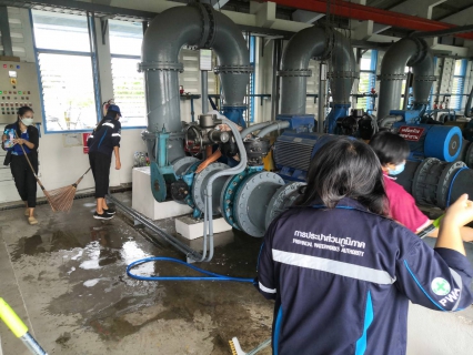 ไฟล์แนบ การประปาส่วนภูมิภาคสาขาบางปะกงจัดกิจกรรมทำความสะอาดสถานีสูบน้ำดิบบางบ่อ