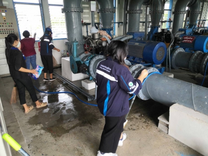 ไฟล์แนบ การประปาส่วนภูมิภาคสาขาบางปะกงจัดกิจกรรมทำความสะอาดสถานีสูบน้ำดิบบางบ่อ