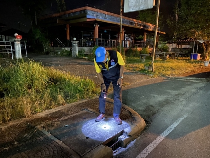 ไฟล์แนบ การประปาส่วนภูมิสาขาจันดี ลงพื้นที่เดินสำรวจหาท่อแตก-ท่อรั่ว