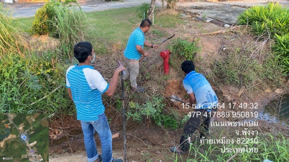 ไฟล์แนบ กปภ.สาขาตะกั่วป่า ร่วมกับ งานน้ำสูญเสีย กองระบบจำหน่าย กปภ.เขต 4 ลงพื้นที่หาน้ำสูญเสีย