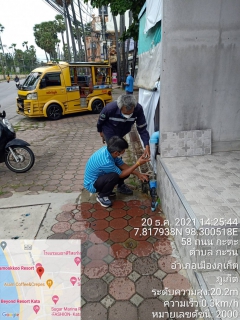 ไฟล์แนบ กปภ.สาขาภูเก็ต  ลงพื้นที่ติดตามการจ่ายน้ำในพื้นที่ ต.ป่าตอง ต.กะตะ ต.กะรน 